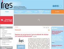 Tablet Screenshot of ires-fr.org